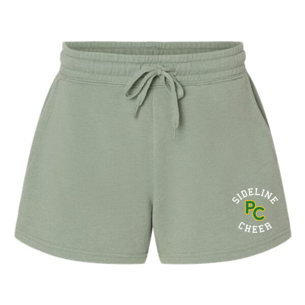 Independent Trading Co. - Women’s Lightweight California Wave Wash Fleece Shorts - Printed Logo Thumbnail