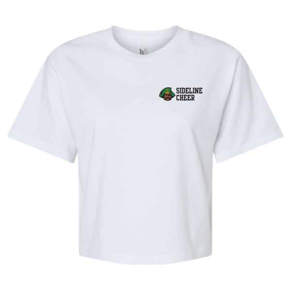 American Apparel - Women's Fine Jersey Boxy Tee - Printed Logo Thumbnail