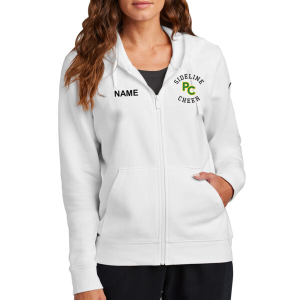 Nike Women's Club Fleece Sleeve Swoosh Full-Zip Hoodie - Embroidered Logo **Add Name for $5! ** Thumbnail
