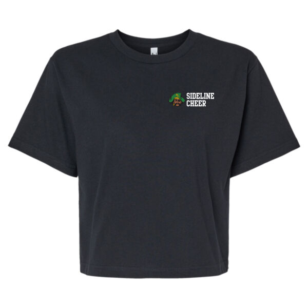 American Apparel - Women's Fine Jersey Boxy Tee - Printed Logo Thumbnail