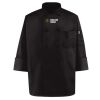 Black Knot Button Chef Coat Thumbnail